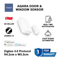 [SG SELLER] AQARA Door &amp; Window Sensor Zigbee 3.0 Protocol Vibration Real Time Alert and Notification Customize Scene