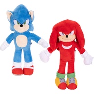 SONIC 3 MOVIE PLUSH - SONIC & KNUCKLES 9-INCH STUFFED TOY FIGURES - OFFICIALLY LICENSED 3 MOVIE,