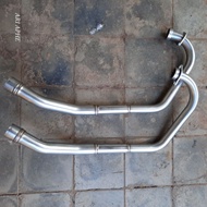 header pipa leher knalpot vyrus by r9 original scorpio z 225 kondisi