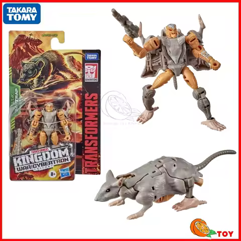 In stock Takara Tomy Transformers toys Kingdom WFC-K2 Rattrap Model Robot Collection Action Figures 