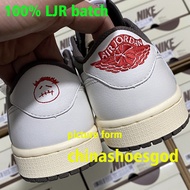 【100% LJR batch】Travis Scott x Air Jordan 1 Low OG “Reverse Mocha” DM7866-162 AJ1 high sneaker for m