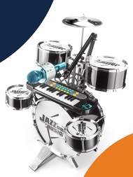 Home practice drum set children's hand drum musical instrument small size drum set electronic drum set children beginners.