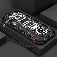 Casing OPPO A57 2022 A57 4G CPH2387 Phone Case Border Print All-Inclusive Lens Protection Phone Case