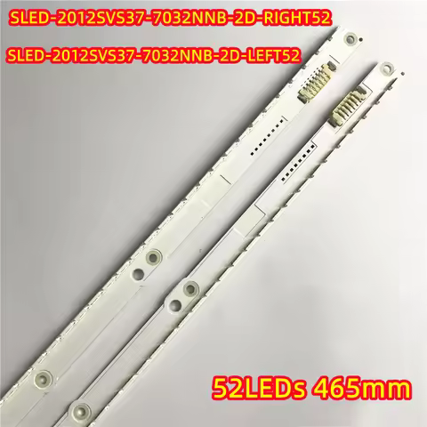 2Pcs/Set LED Backlight Strip For Samsung 37inch TV UE37ES6307U UE37ES6710 UE37ES6307U SLED 2012SVS37