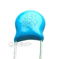 of 100 2KV Bag green ceramic capacitors 331 2kv LK - BK1 pxa9 -