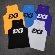 NEW Sponsorship 3v3 Vest fiba International Basketball Three-to-Three Masters Game 3X3 Sports Warm-U