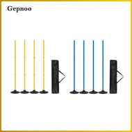 Gepnoo 4x Agility Training Poles, Portable Football Agility Pole with Base Football Training Markers