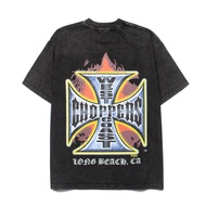 West Coast Chopper T-shirt Men Motocycle Cross Tshirts Streetwear