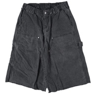 B omnivore 26SS W KNEE SHORTS DUCK Double Knee Duck Shorts 250914-BO L BLACK BEAVER Wide Painter Eas