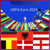 YT1 UEFA Euro 2024 Top 24 national flag Germany France Portugal Italy Spain Netherlands England foot