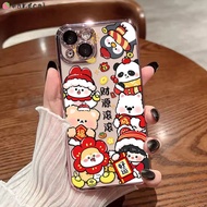 For OPPO A98 A97 A96 A95 A94 A93 A92 A72 A52 A92s A91 A83 A1 4G 5G Phone Case Chinese New Year Cat W