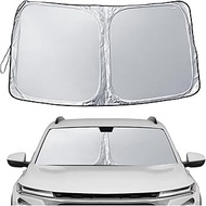 SXCY 2024 Chevy Trax Windshield Sunshade for 2024 Trax LS, 1RS, LT, 2RS, ACTIV, 2024 Trax Sunshade W