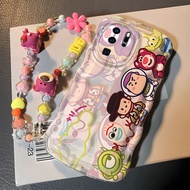 Case HUAWEI P30pro With Chain for Boy and Girl Cute Cartoon Phone Case P30 P20 P20pro HUAWEI P40 P40pro Nova5T Cover Soft