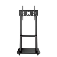 TV Floor Rack42-85Inch Mobile Conference Cart Integrated Advertising Machine Display Push-Pull TV Bracket