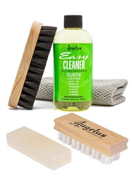 Angelus Suede Nubuck Complete Cleanng Kit Easy Cleaner, Brush, Cloth, Suede Brush, & Eraser Bundle