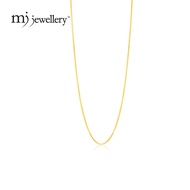 MJ Jewellery 375/9K Gold Box Chain Necklace R031