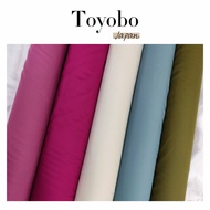 Kain Toyobo Cotton Japan Bidang 59 inches - Kain Plain/Kain Pasang/Kain Ela