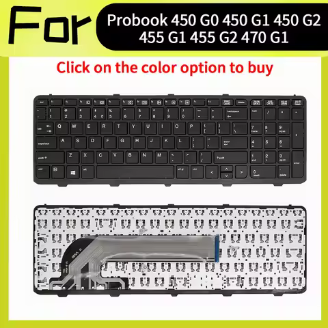 New US Keyboard For hp Probook 450 G0 450 G1 450 G2 455 G1 455 G2 470 G1