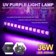 36W UV Purple LED Wall Washer KTV Stage Black Field Effect Light Long Fluorescent Atmosphere Line Li