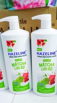 Sữa Tắm Hazeline Dưỡng Thể Giúp Làm Sáng & Mịn Da Từ Thiên Nhiên Matcha Lựu Đỏ 1Kg