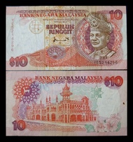 Duit Lama Malaysia Rm10 Siri 7 With Condition : VF/GVF (1 Pcs)