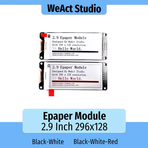 2.9" 2.9 Inch Epaper Module E-paper E-Ink EInk Display Screen SPI Support For ESP32