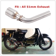 Msx 125 MSX125 Exhaust For Honda Msx 125 Contact Pipe Motorcycle Exhaust Contact Pipe Slip On