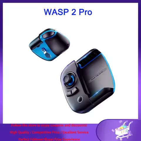 Game Accessory Wasp 2 Pro One-handed GamePad Bluetooth Connection Peripheral GamePad Somatosensory F