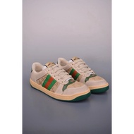 Gucci Gucci Couple Shoes Men Women Sneakers Casual Shoes White Shoes Distressed Retro