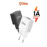 [ RETAIL OLIKE ADAPTOR C111 ]- RETAIL ADAPTER 1 USB Olike Charger Head C111 1A Output Smart Chip RET