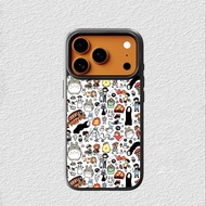 Case iphone 17 16 15 14 13 12 11 X 8 7 6 5 Xs XR Mini Plus Pro Max Custom Softcase Gibli Studio Char