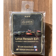 Lotus F1 Team Pin Badge Kimi's Model【2013Model Kimi Raikkonen&amp;Romain Grosjean】