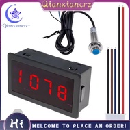 RPM Speed Meter 4 Digital LED Display Tachometer LED 4 Digital Tachometer Gauge RPM Speed Meter for 