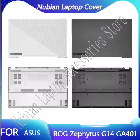 New Original Screen Back Cover For Asus ROG Zephyrus G14 GA401 Laptop LCD Back Cover Bottom Case A D