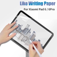 Soft Paperlike Film Screen Protector for Xiaomi Mi Pad 6 Pro Frosted Paper-Like for Mi Pad 6Pro 11inch Protective Front Film