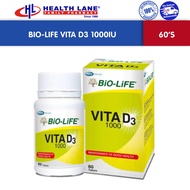 BIO-LIFE VITA D3 Bone Health (60's) 1000IU