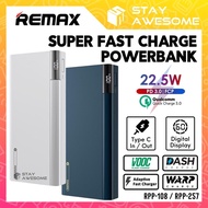 REMAX Powerbank 20000mAh Powerbank Fast Charging Powerbank 22 5W Powerbank 30000mAh Powerbank Type C RPP-108 Pawerbank