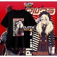 T-shirt Anime Varvara Pilipenko Clothes Matougui No Slave Chained Soldier Combed Izumo Tenka