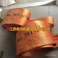 Sling Lifting Double Buckle Flat 505m6m8m10 Sling Belt Ton Nylon Sling Polyester Heavy Industry High