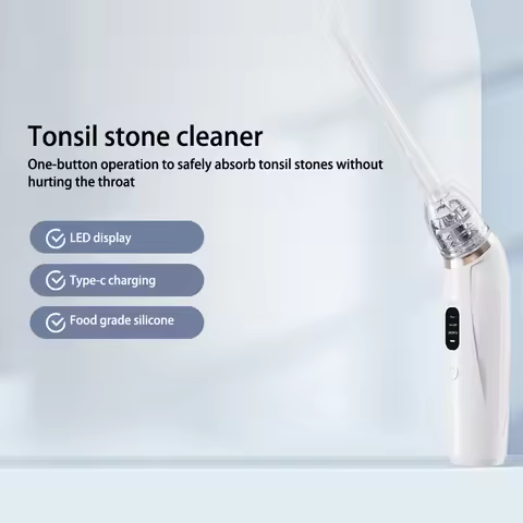 Electric Tonsil Stone Remover Tonsil Stone Removal Kit Vacuum With Irrigation Syringe Instant Suctio