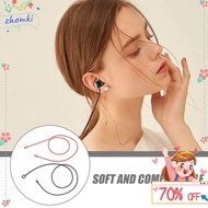 ZHOMKI89 Earplugs Cord Silicone Loop, Travel Safety Earplug Lanyard,  Silicone Outdoor Double ring E