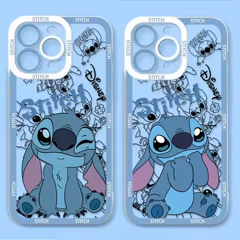 Cute Stitch Flower Phone Case For Samsung Galaxy S21 Plus Ultra Edge A04 A04E A03S A31 A22 A51 A71 M