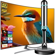 Digital Antenna for Smart TV Indoor, TV Antenna for Local Channels, Strong Magnetic Base TV Antenna 