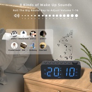 New Black Electronic Clock Student Only Multi-Function Clock Radio Alarm ClockledLarge Screen Digital Alarm Clock