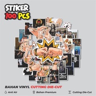 50 pcs Vk Adrenaline Rush Stickers Creative Cute Decoration for Notebook, Skateboard, hp