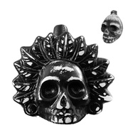 Death Whistle Gray Skull/Black White Fengshen Decompression Scream Whistle Death Whistle Demon Whist