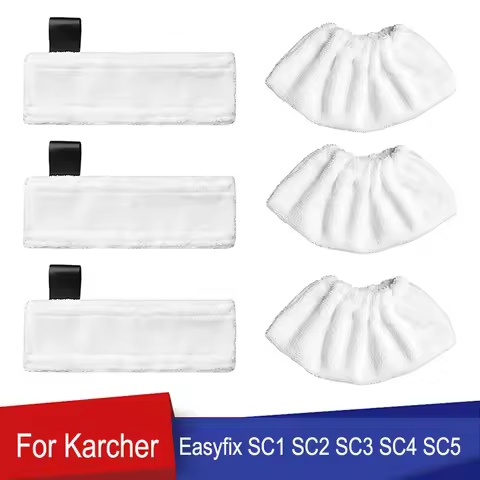 Steam Mop Cloth Rags For Karcher Easyfix SC1 SC2 SC3 SC4 SC5 Replacement Microfiber Cleaning Pad Cov