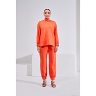 SHE DAZZLE Ae-Ra Set (Jogger Pants) In Orange