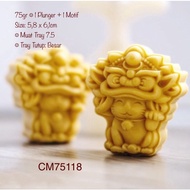 Mooncake Mold 75gr CM75118 Lucky Cat CM75 Snowskin Cookies