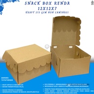 [30 PCS] Box Snack Dus 12x12 Snack Box 12x12 (I//BAR43K1